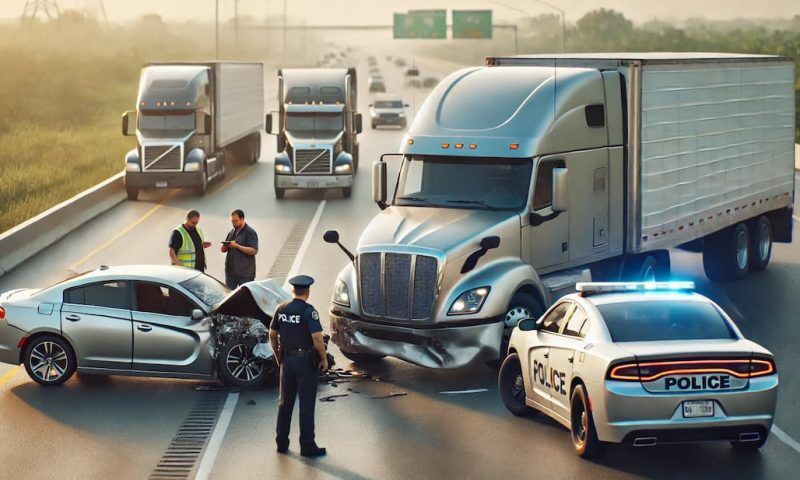 what happens if you hit a semi truck