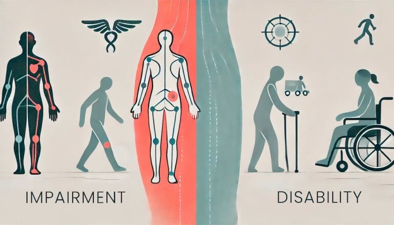 impairment vs disability